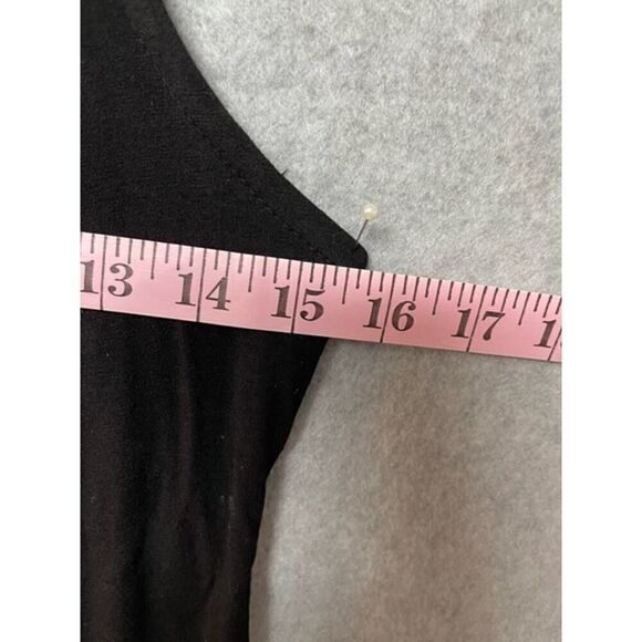 I.N.C International Concepts women's black white sleeveless blouse size S - Picture 3 of 4